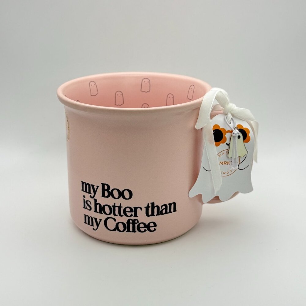 my Boo is hotter than my Coffee pink matte mug by Market Finds